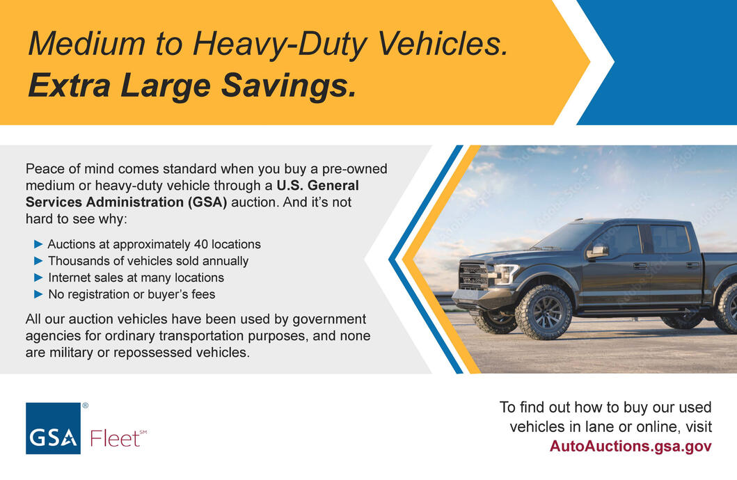 print ad for GSA Fleet